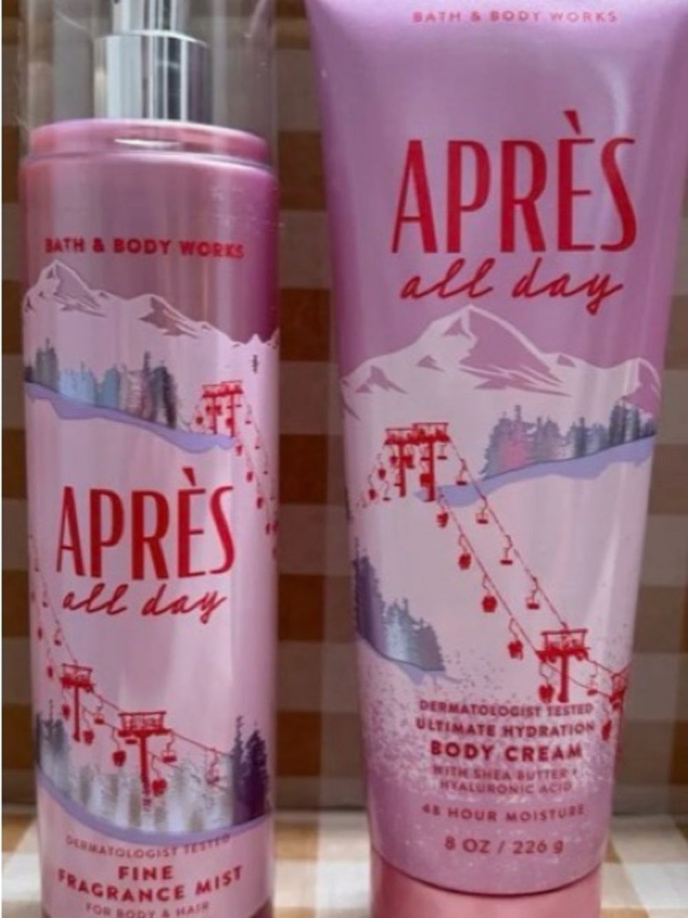 Bath & Body Works Après All Day Fine Fragrance Mist & Body Cream - Pink